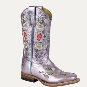 Macie Bean Pink Metallic Boots